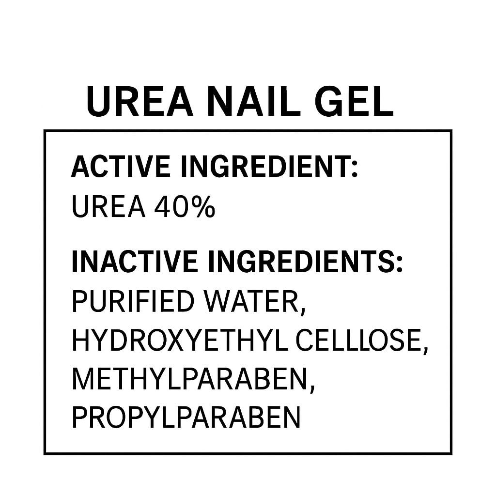 Urea Nail Gel – Softens Cracked Heel 1 Fl Oz (Pack of 1), Green 40