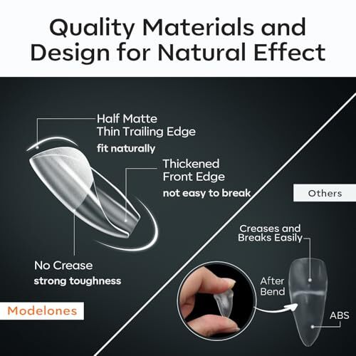 Extra Short Square Nail Tips, Pre-shaped Gel x Nail Tips A6-Extra Short Square