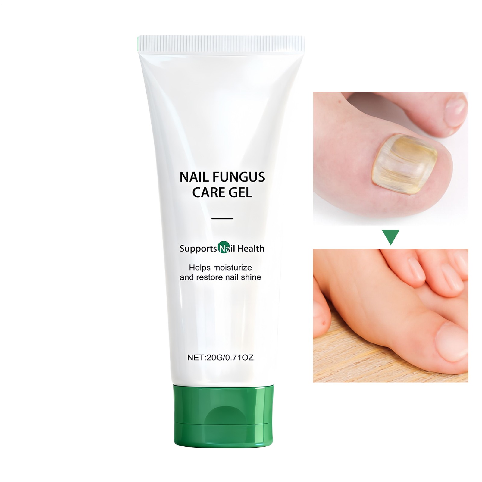 2PCS Gentle Nail Surface Conditioning Gel, Daily Hydrating Nail Appearance Care