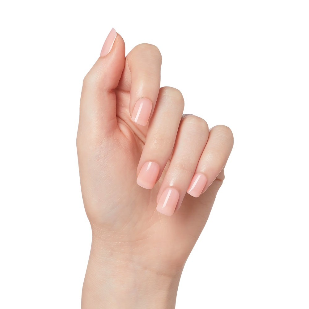 Impress Bare but Better Short Square Oval Press on Nails, Light Pink, 30 Pieces