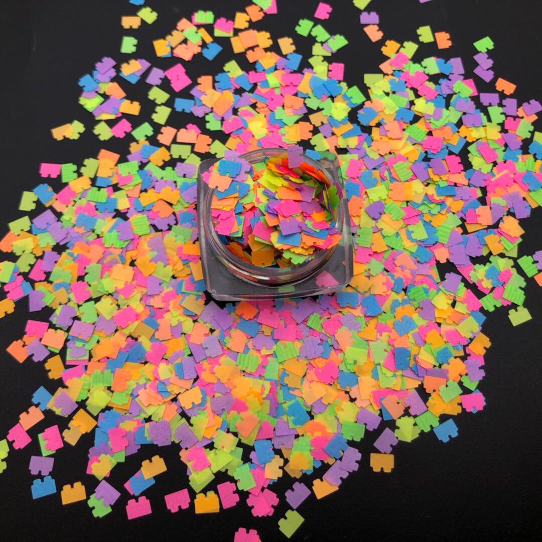 Solvent Resistant Neon Mix Lego Epoxy Resin Nail Art Face Festival Craft 1oz