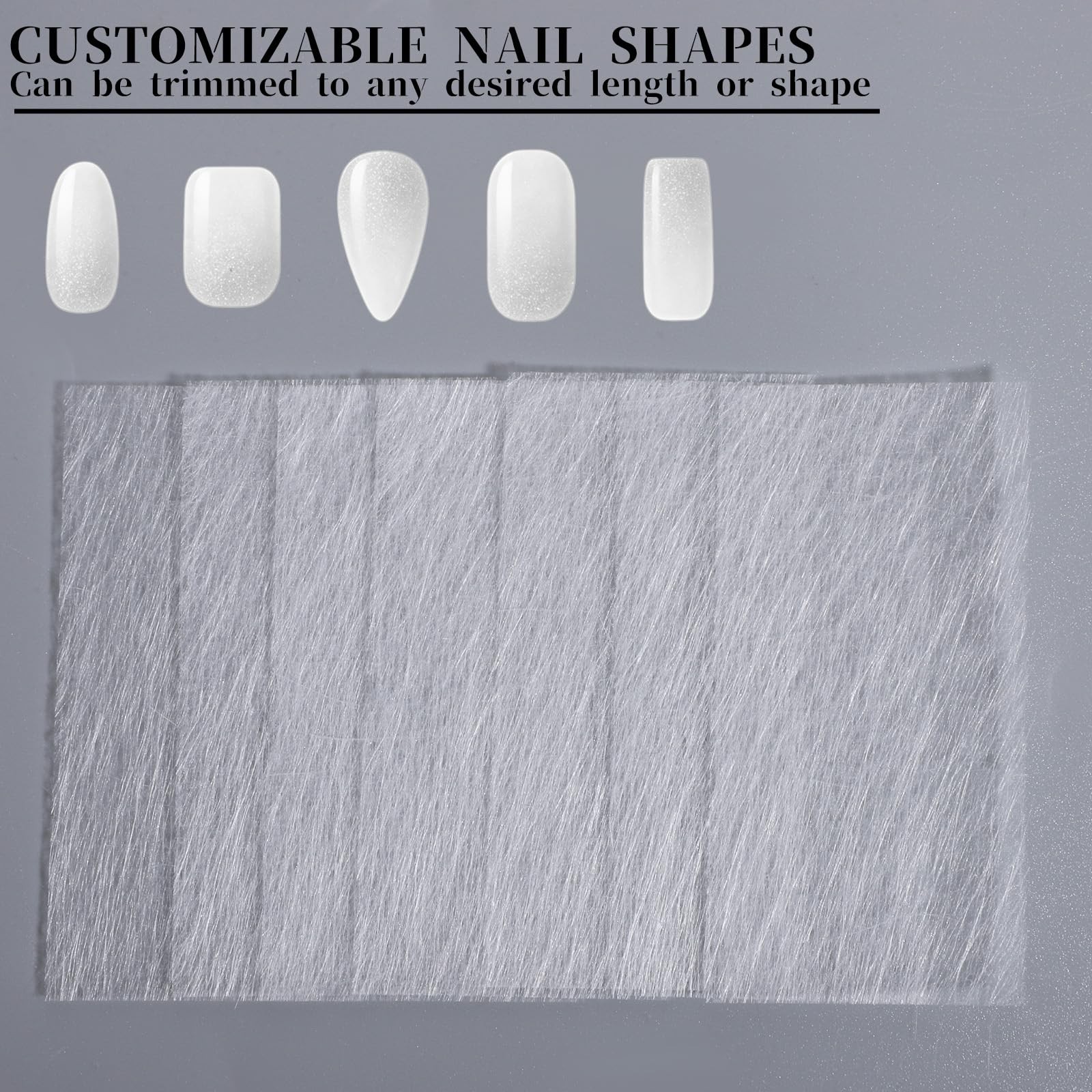 cobee 100 Pieces Silk Nail Extension Wrapï¼Œ Fiberglass Wrap Nailï¼Œ Art Exte…