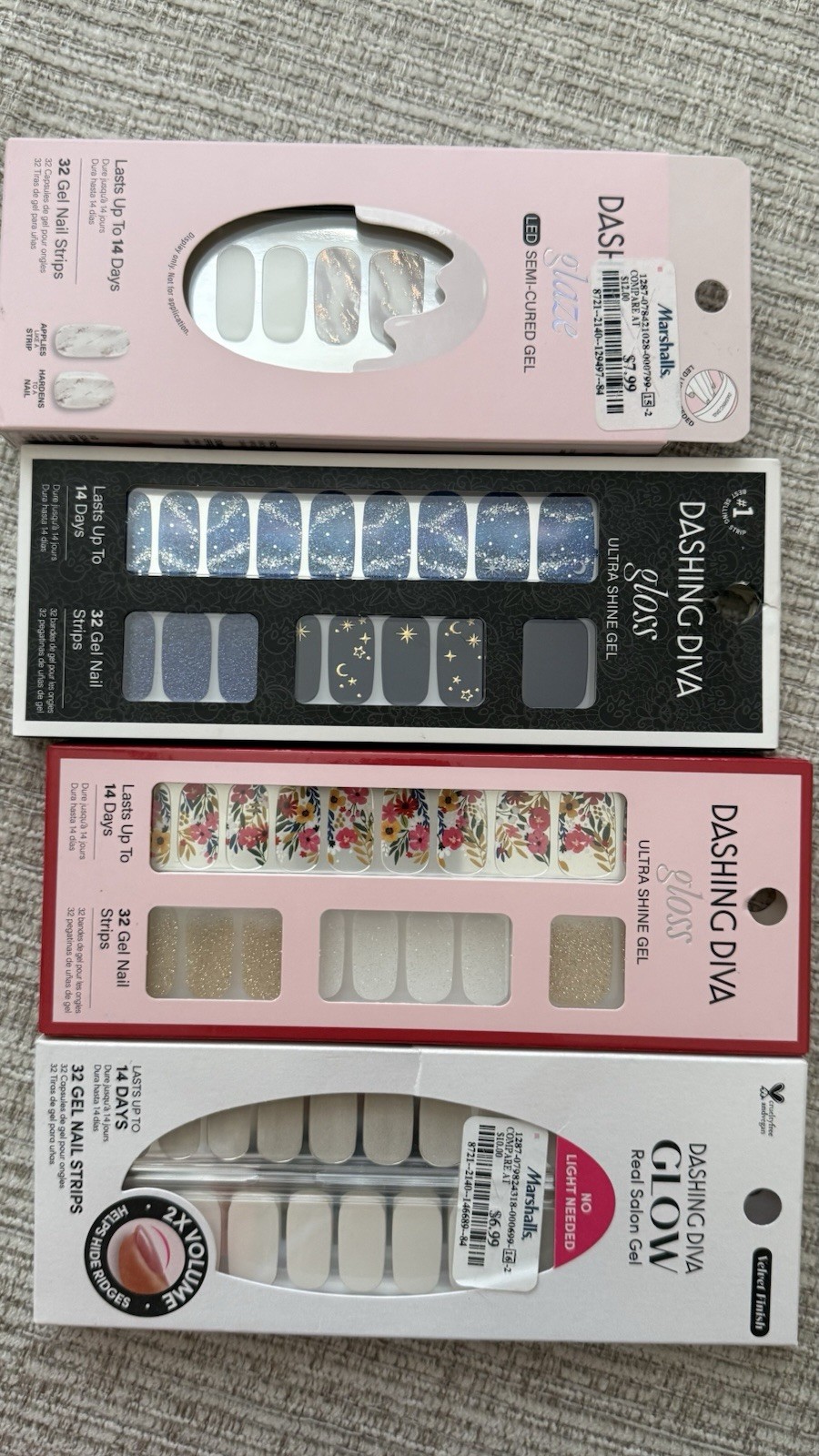 Dashing Diva 32 Gel Ultra Shine Gel Palette Lot Of 13 Brand New Halloween