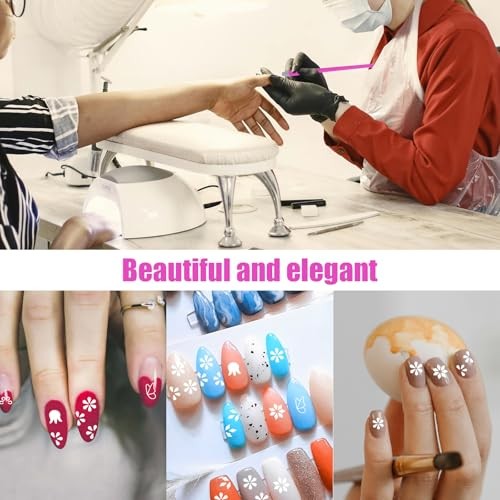 15pcs Nail Art Stamp Pen Set, Nail Flower Design Stamping Pens Nail Graffiti