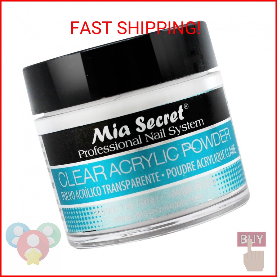 Mia Secret Clear Acrylic Powder (1oz)