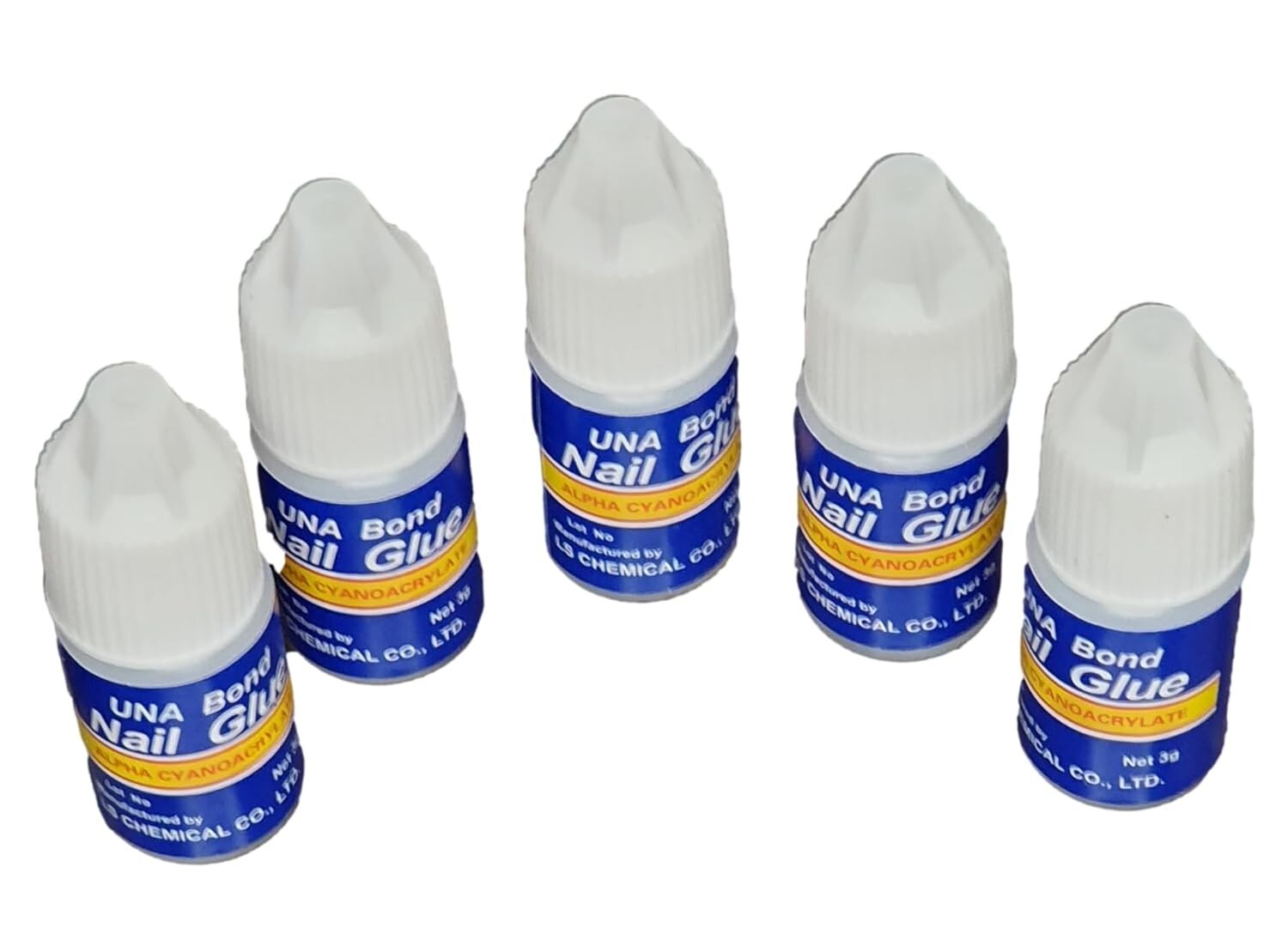 10x Bottles Professional Strong Bond 3g Nail Glue for False Acrylic Nails Tips