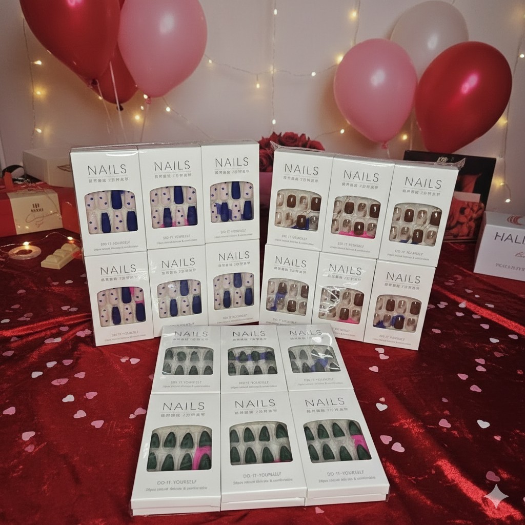 36 Boxes( 24 Nails In Each) Press On Nails Bulk Resellers Bundle Party Favors