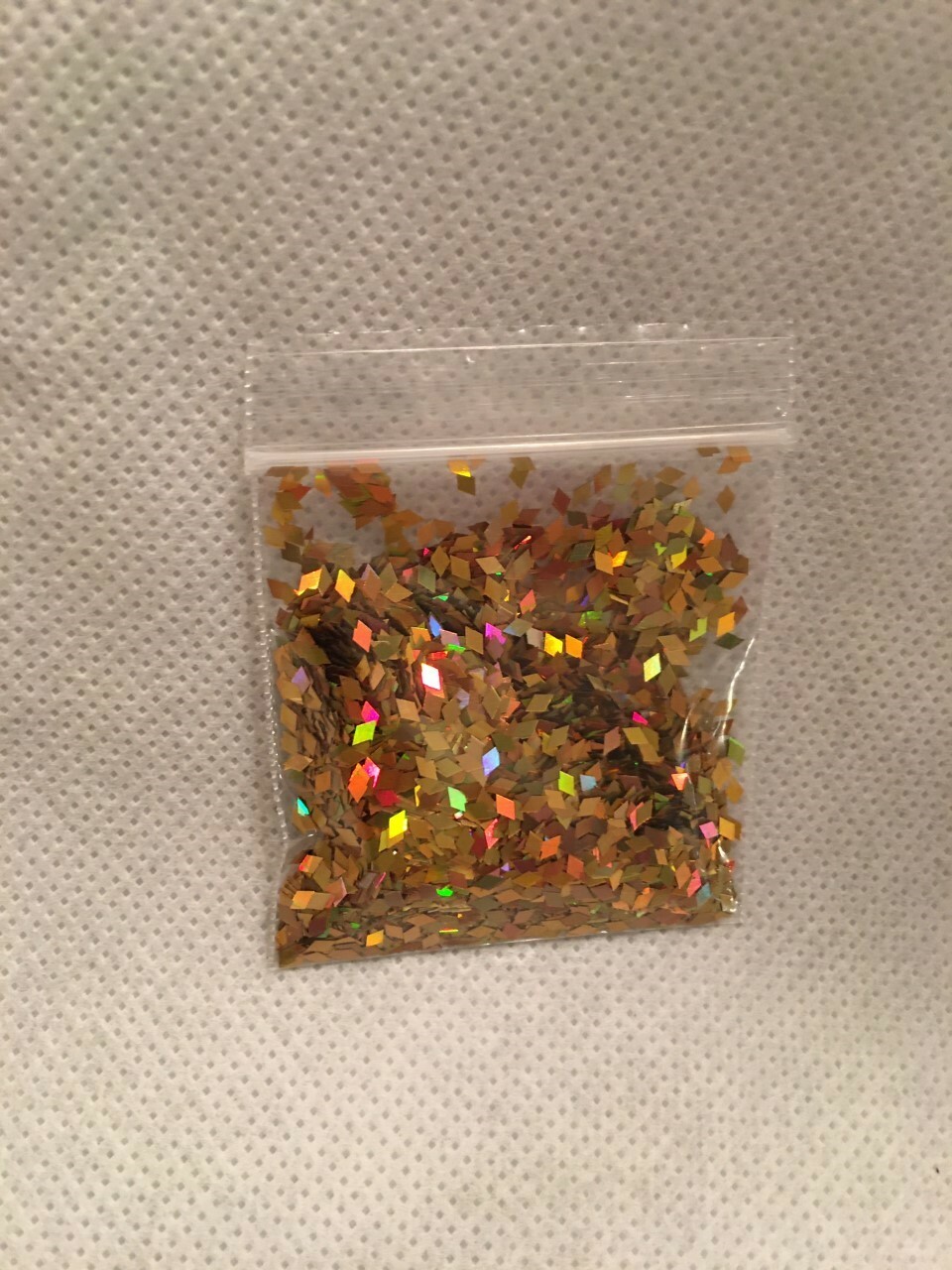 Diamond Shape (Luxury GOLD) 2mm Glitter (1 Tbsp)-Nail Art Face Crafts-US Seller