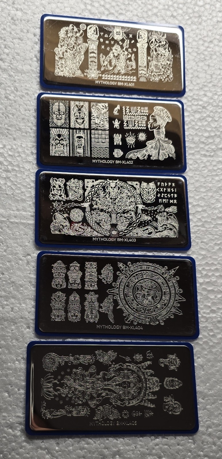 Bundle Monster Maniology Mythology Nail Stamp plate set BM-XL401 402 403 404 405
