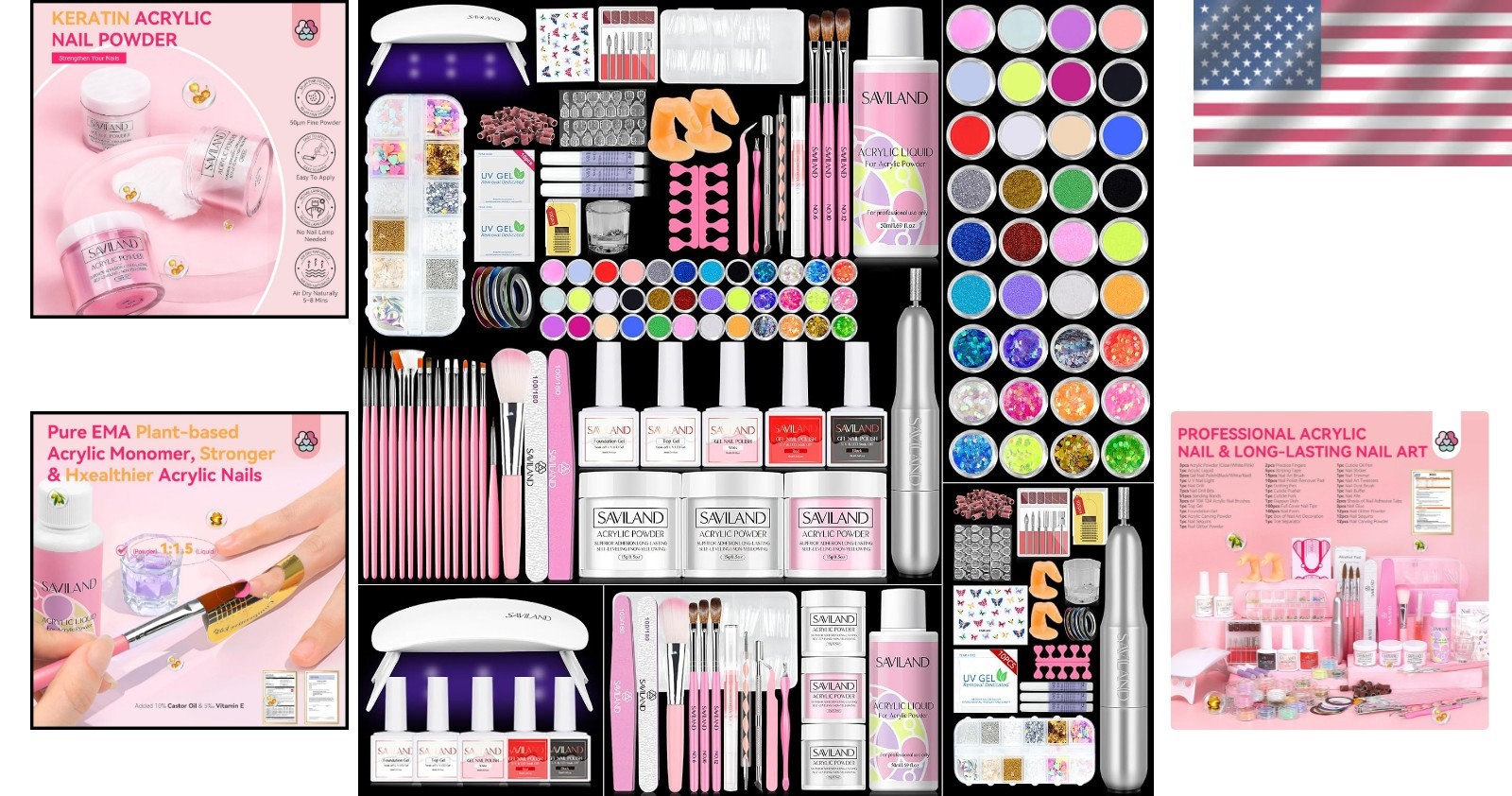 Luxury Nail Art Kit with Electric Drill & 3 Gel Colors – Perfect Christmas Gift