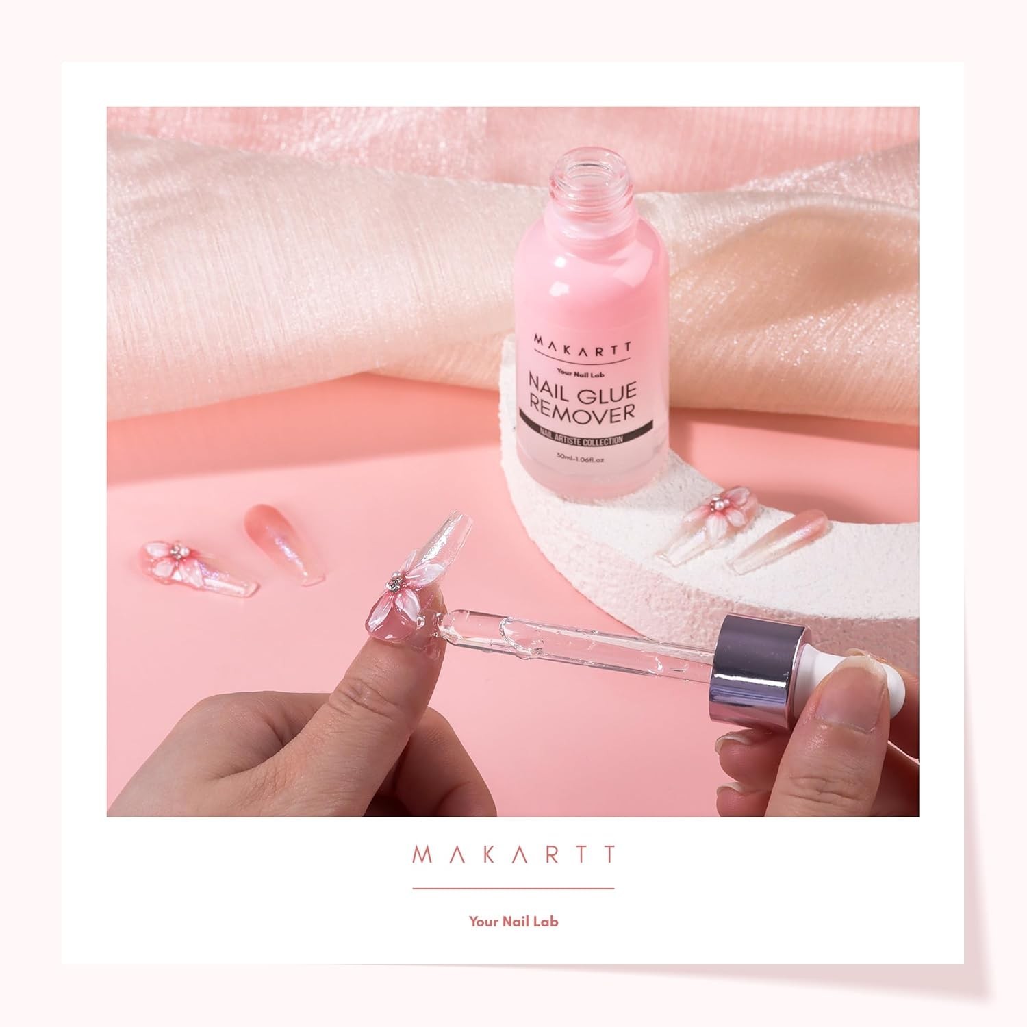 Makartt Hema-Free Press on Nail Glue Remover: Updated Formula with Vitamin E | G