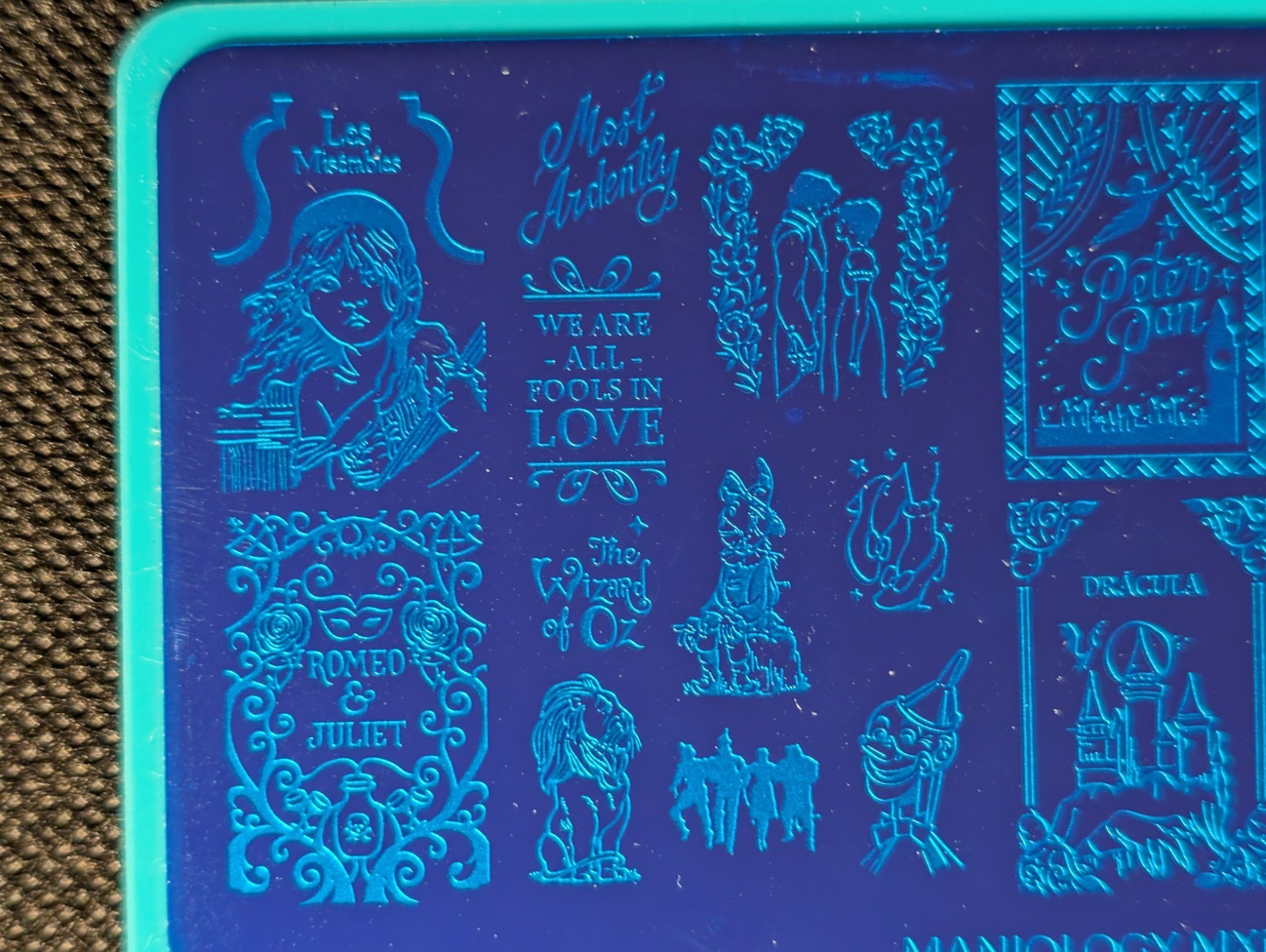 Maniology MxM 075 & 076 Literary Classics And Romances Nail Stamping Plates