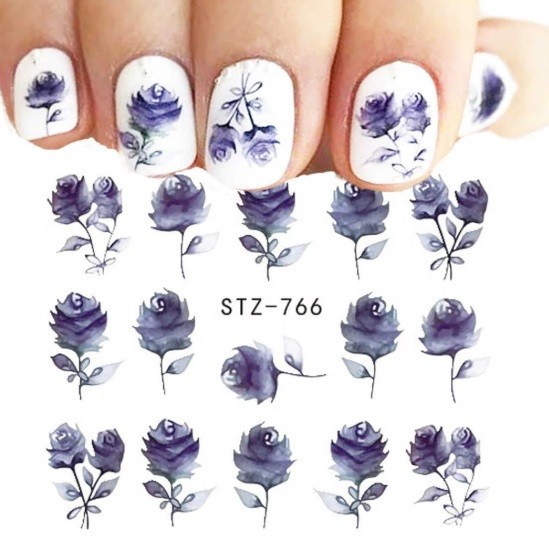 Tulip Nail Art Wate Decals DIY Nail (Group 1)