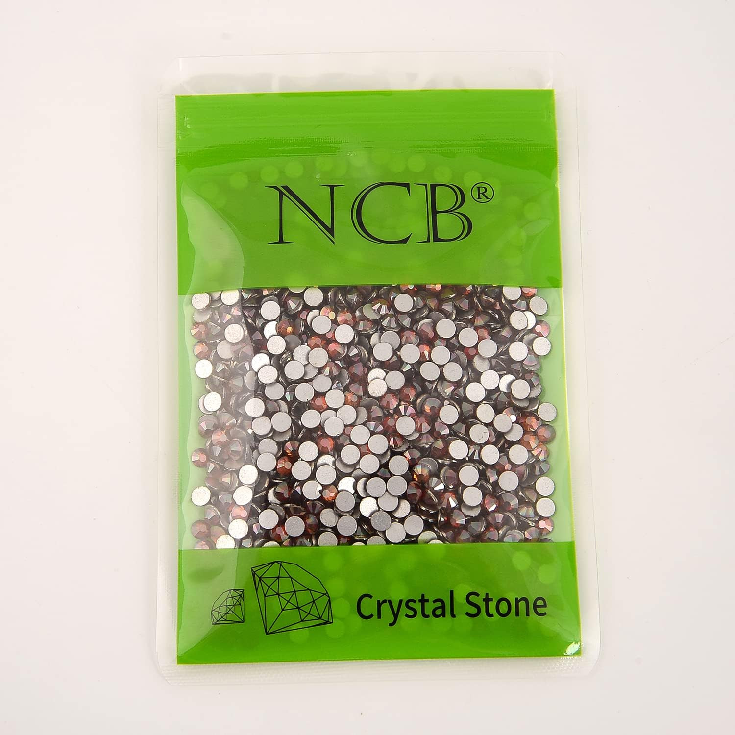 Nancybeads 3000Pcs Flatback round Glass Nail Art Rhinestones Crystal for DIY Mak