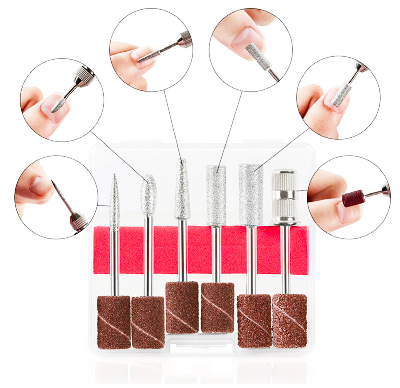 ELECTRIC NAIL ART DRILL FILE ACRYLIC MANICURE PEDICURE PORTABL MACHINE KIT✅ND003