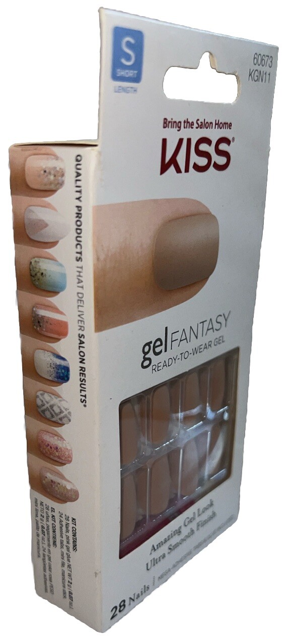 KISS Gel Fantasy Nails Matte #60673 TIGHT FIT (New/Discontinued) See All Photos