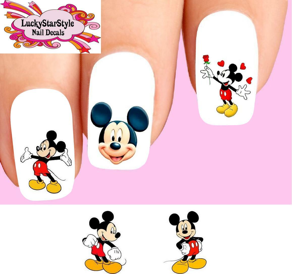 Waterslide Nail Decals Set of 20 – Mickey Mouse Assorted