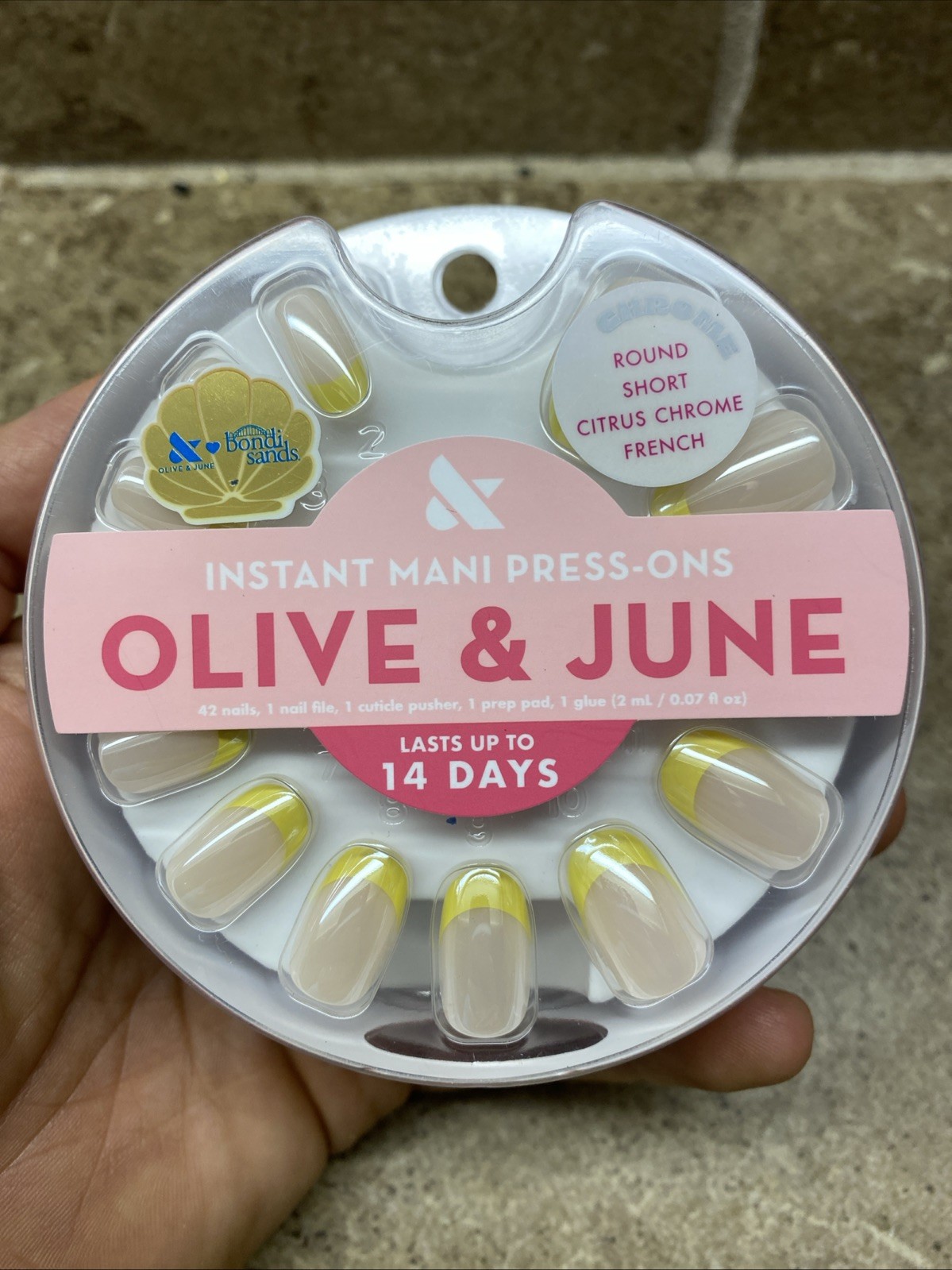 6 PACK Olive & June The Instant Mani Nails Medium Length Velvet