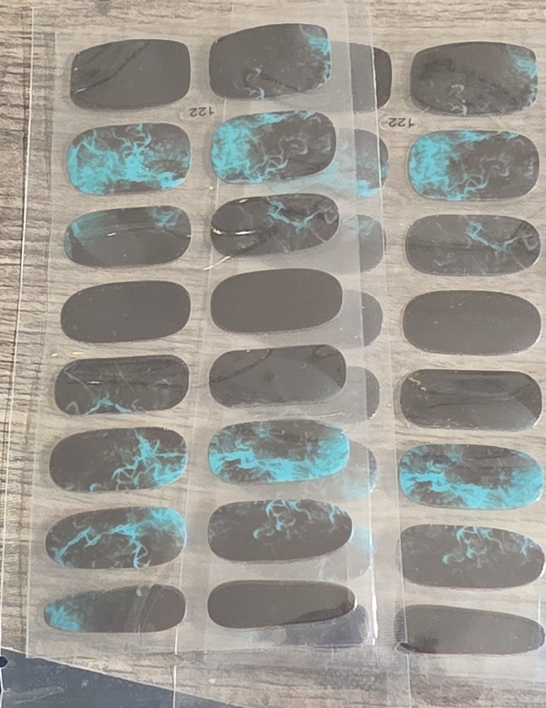 Nail Press On Gel Manicure Lot Of 9