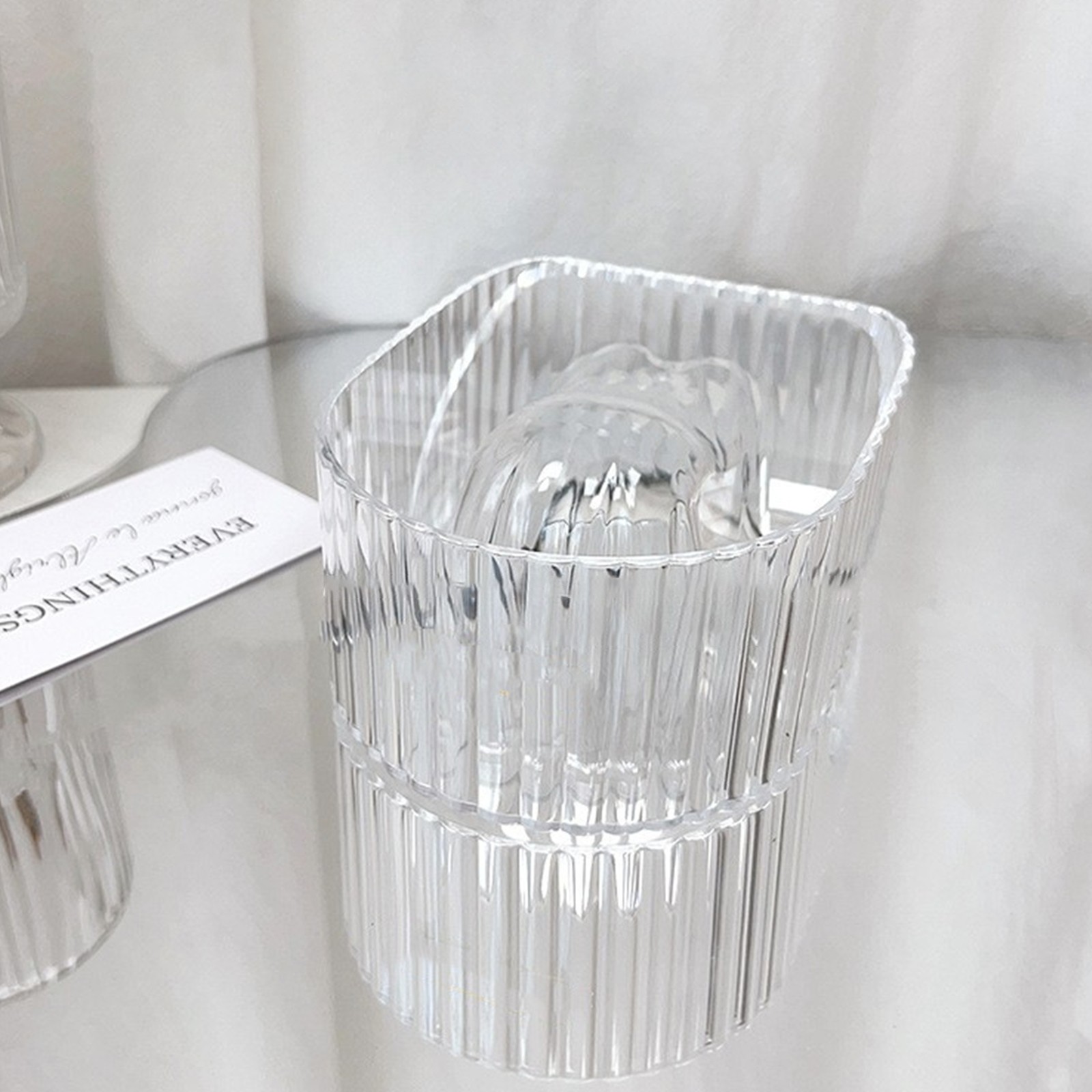 Nail Soaking Bowl Acrylic Manicure Transparent