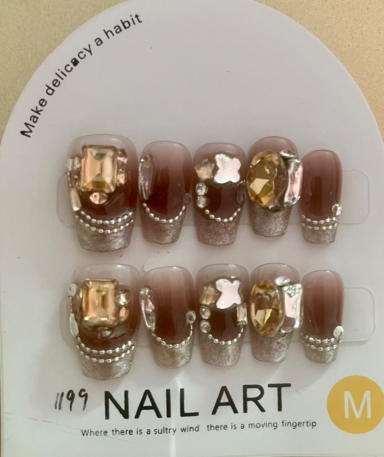 24Set Lot Price $119.99,100%Hand Made press on Nail, Free Glue&Essential Tools