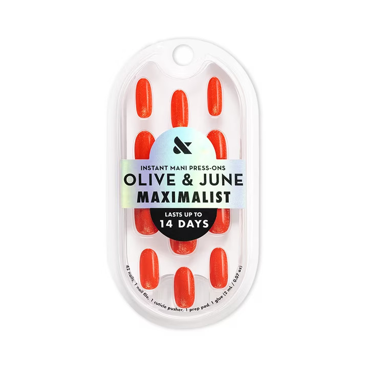 Olive & June Press-On Nails The Instant Mani Maximalist – #Short #Sparkle Party