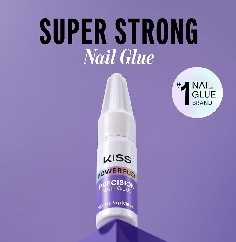 KISS PowerFlex Precision Nail Glue 3g Fast Drying Waterproof 62714 BGL311