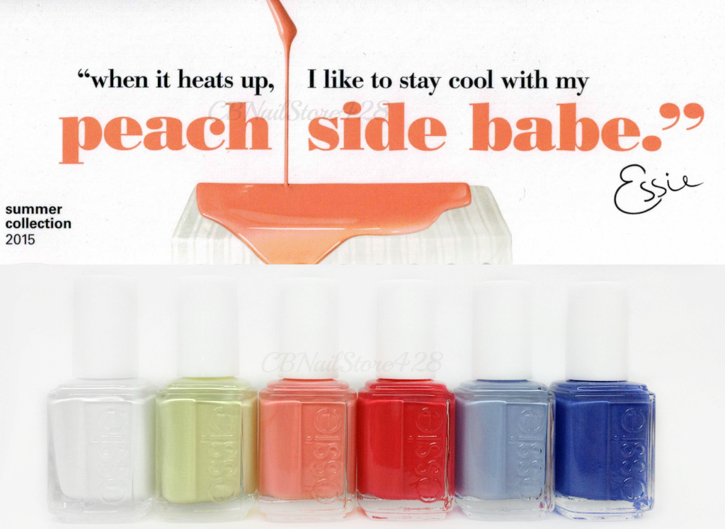 ESSIE NAIL POLISH- LACQUER- SUMMER 2015- PEACH SIDE BABE – 0.46oz – Pick Color