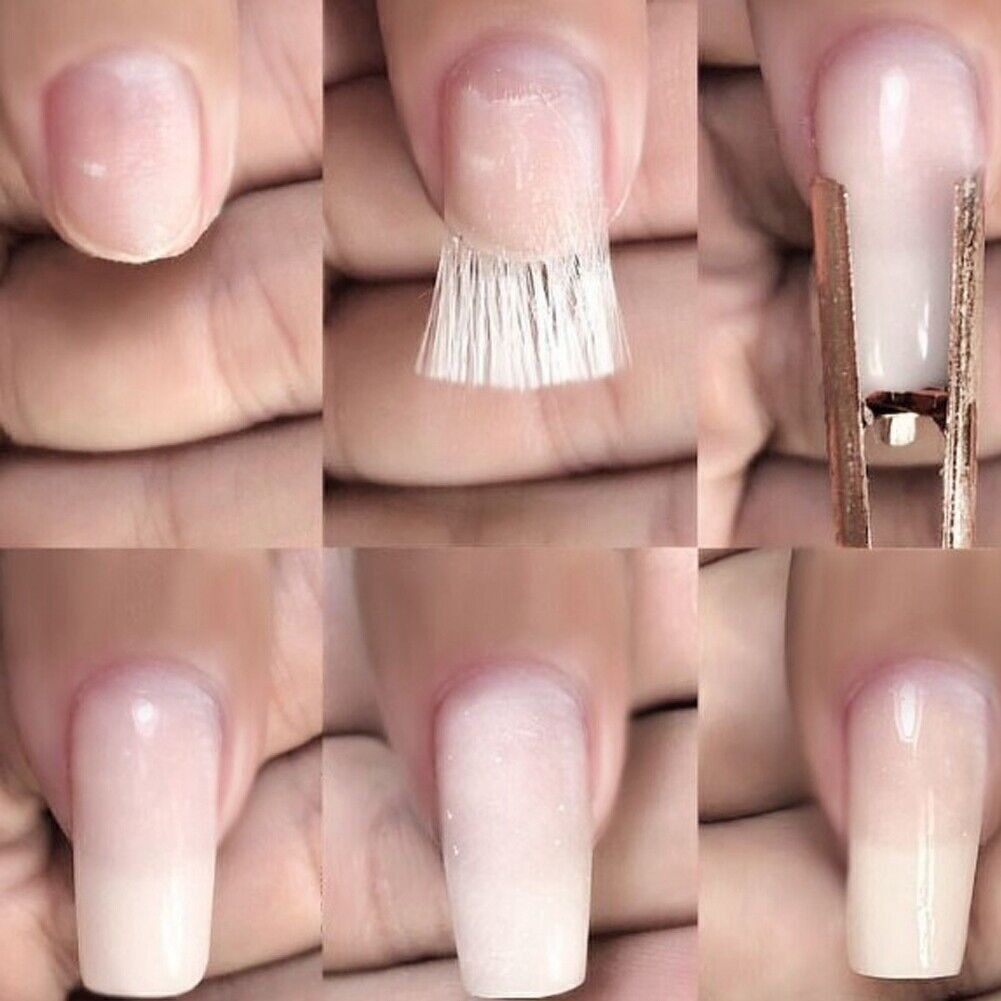 50pcs Nail Extension Fiberglass Manicure Extend Form Acrylic Tips