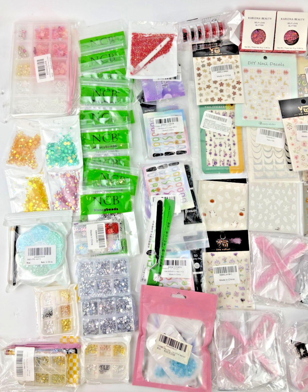 Nail Art Decor/Accessories – 70 Pack Accessories