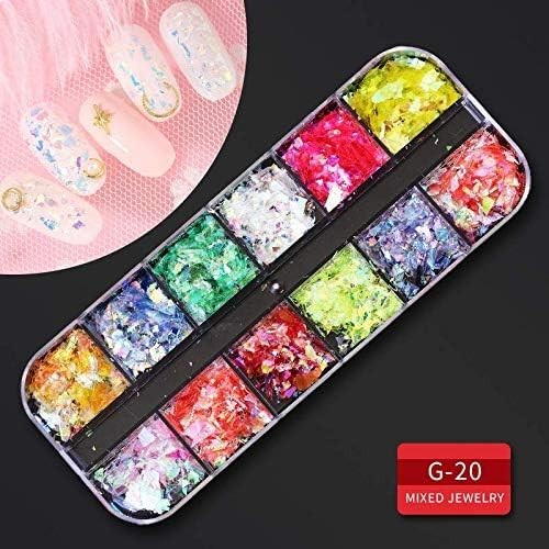 Piedras Para Uñas Disenos De Accesorios Acrilicas Decorar Adornos Unas ,9 cajas