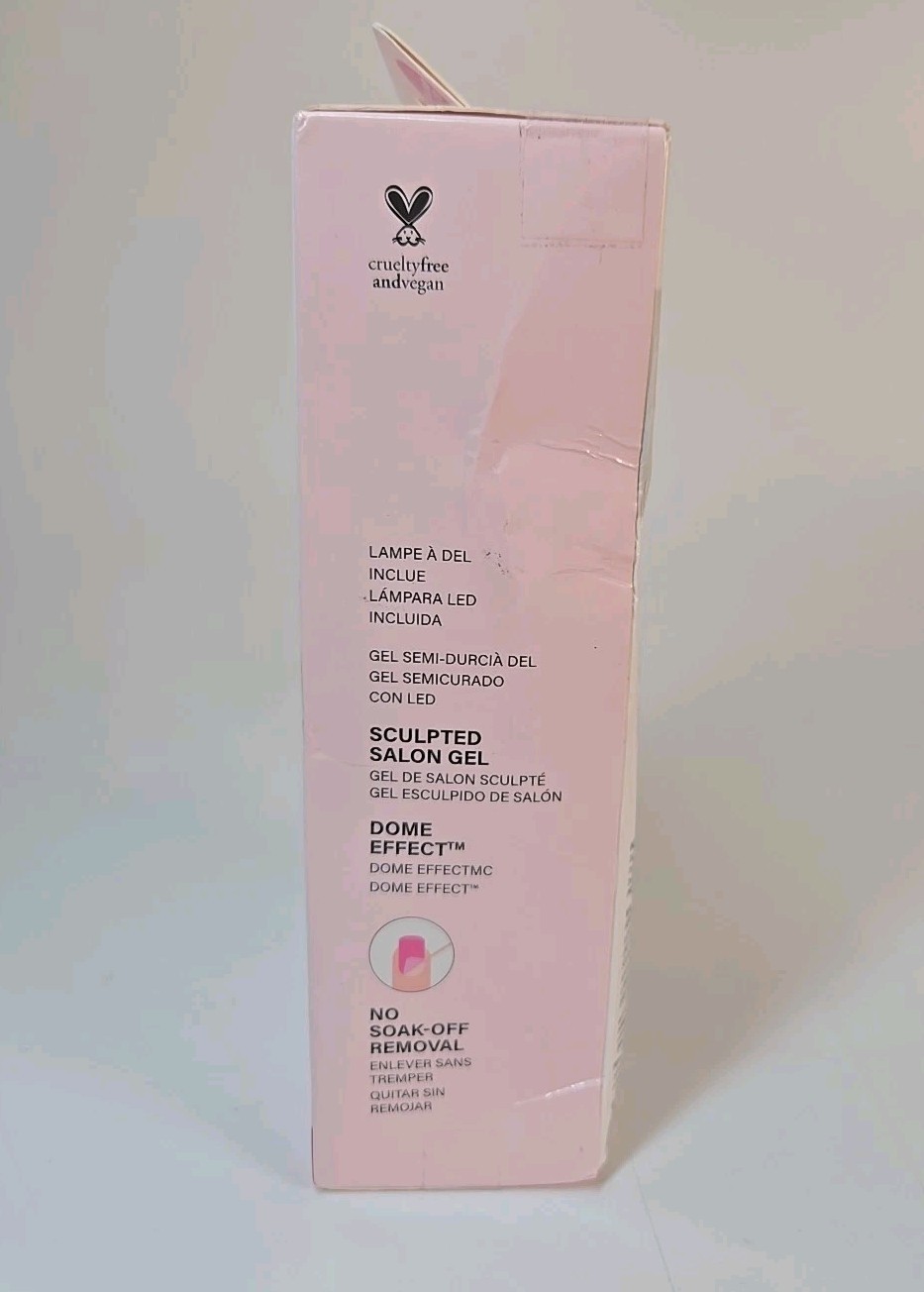 Dashing Diva Glaze Semi-Cured Gel Starter Kit 32 Pc with LED Lamp, Lovely Pink