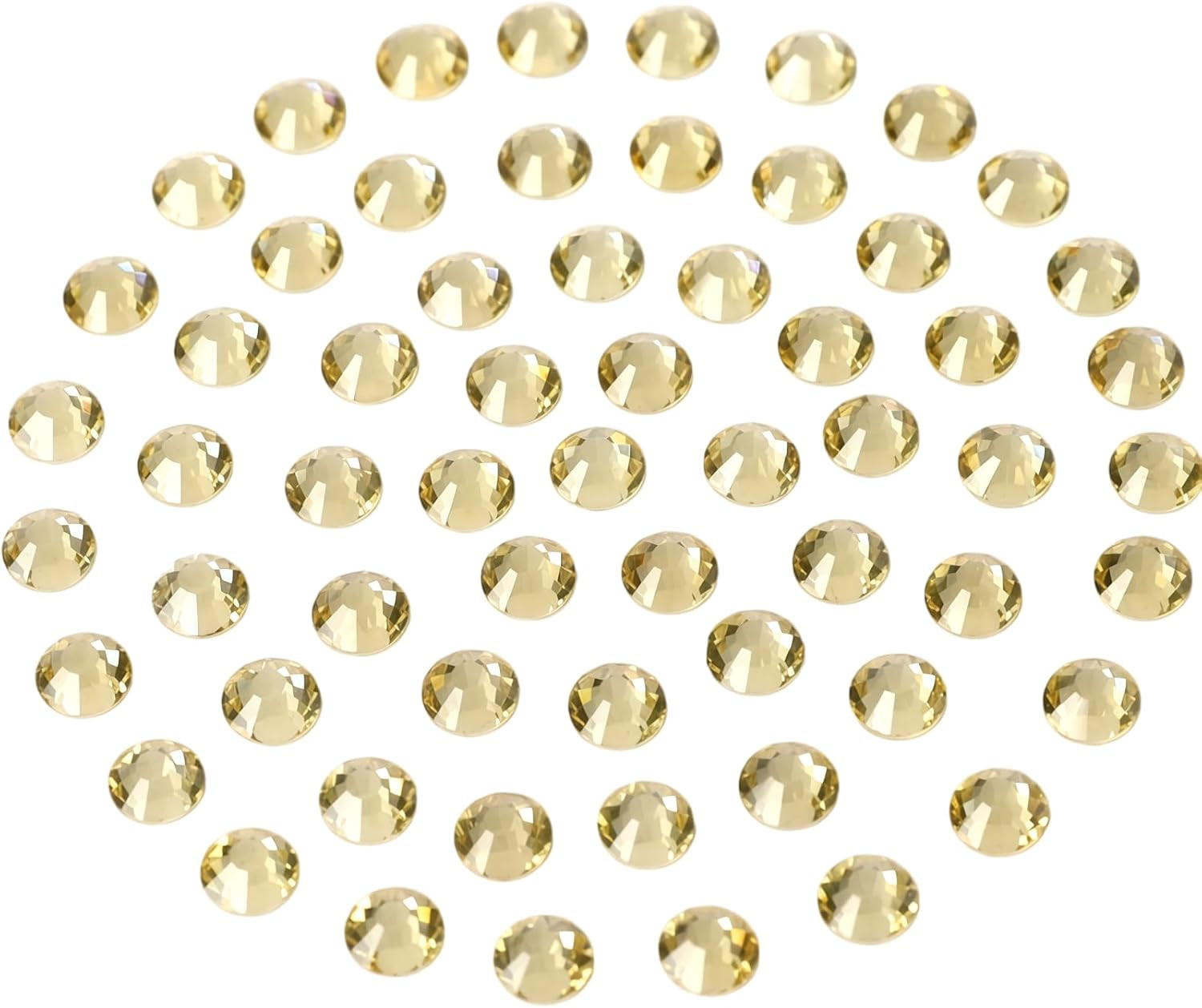 Flatback Glass Crystal Rhinestones Rounds Gems for Bedazzling Nails Art Crafts D