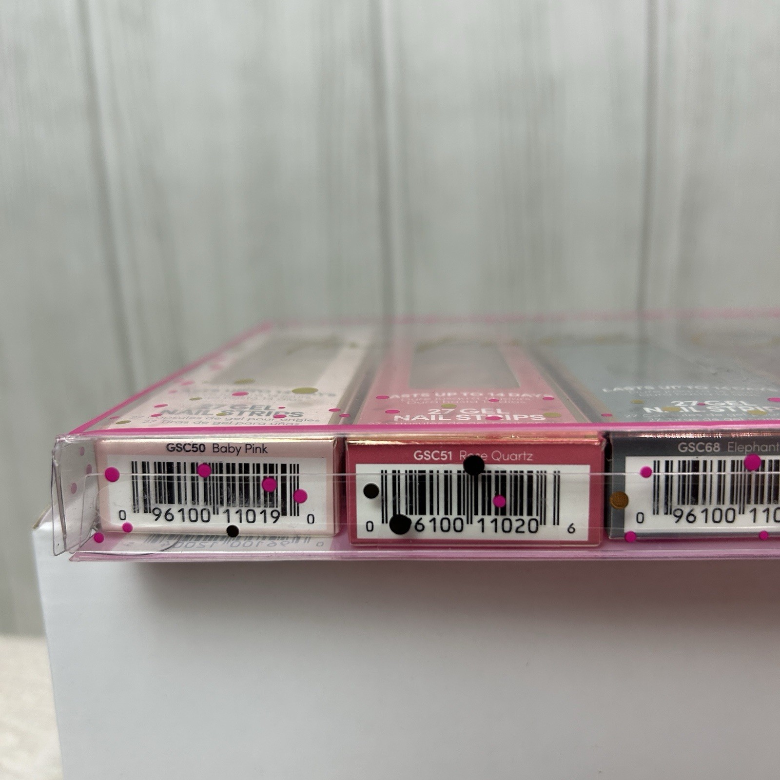 Lot Dashing Diva GLOSS Ultra Shine Gel Nail Strips Set 5 Pink Navy Gray Burgundy