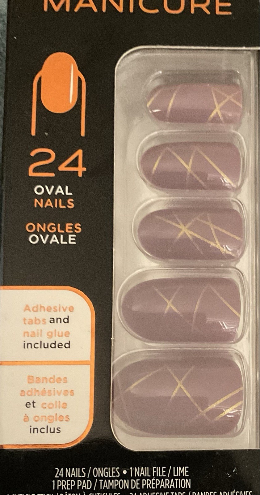 SALLY HANSEN Perfect Manicure Nails Lot Of 2 Pink Clay Outside The Lines 24 Each