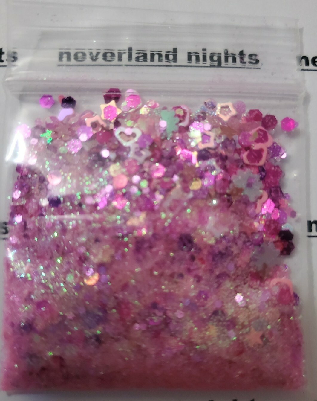Bubblegum Pink | Iridescent Glitter Mix|Nail Art|Acrylics & Gels |Princess nails