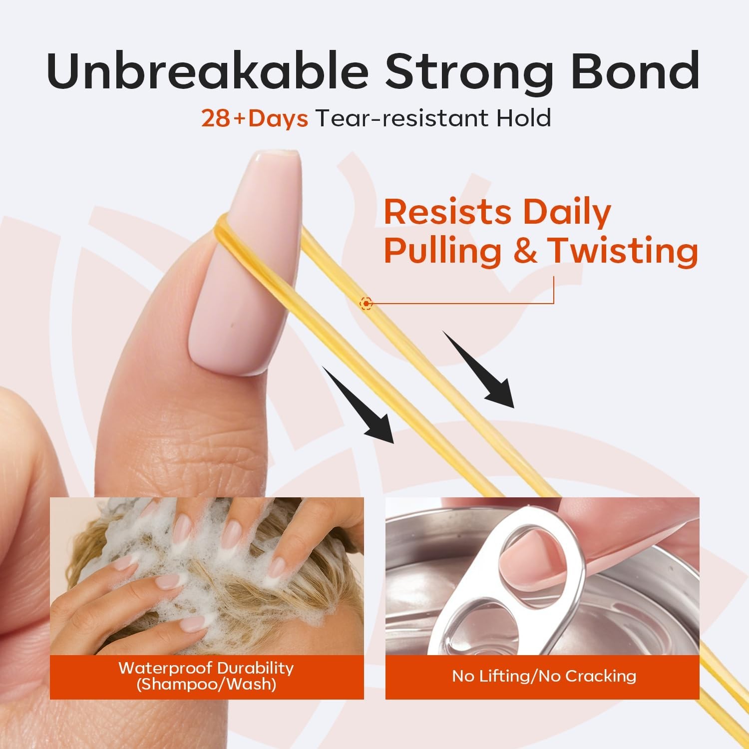 modelones 15g Nail Glue for Press Ons with Remover Set Quick Drying No UV Light