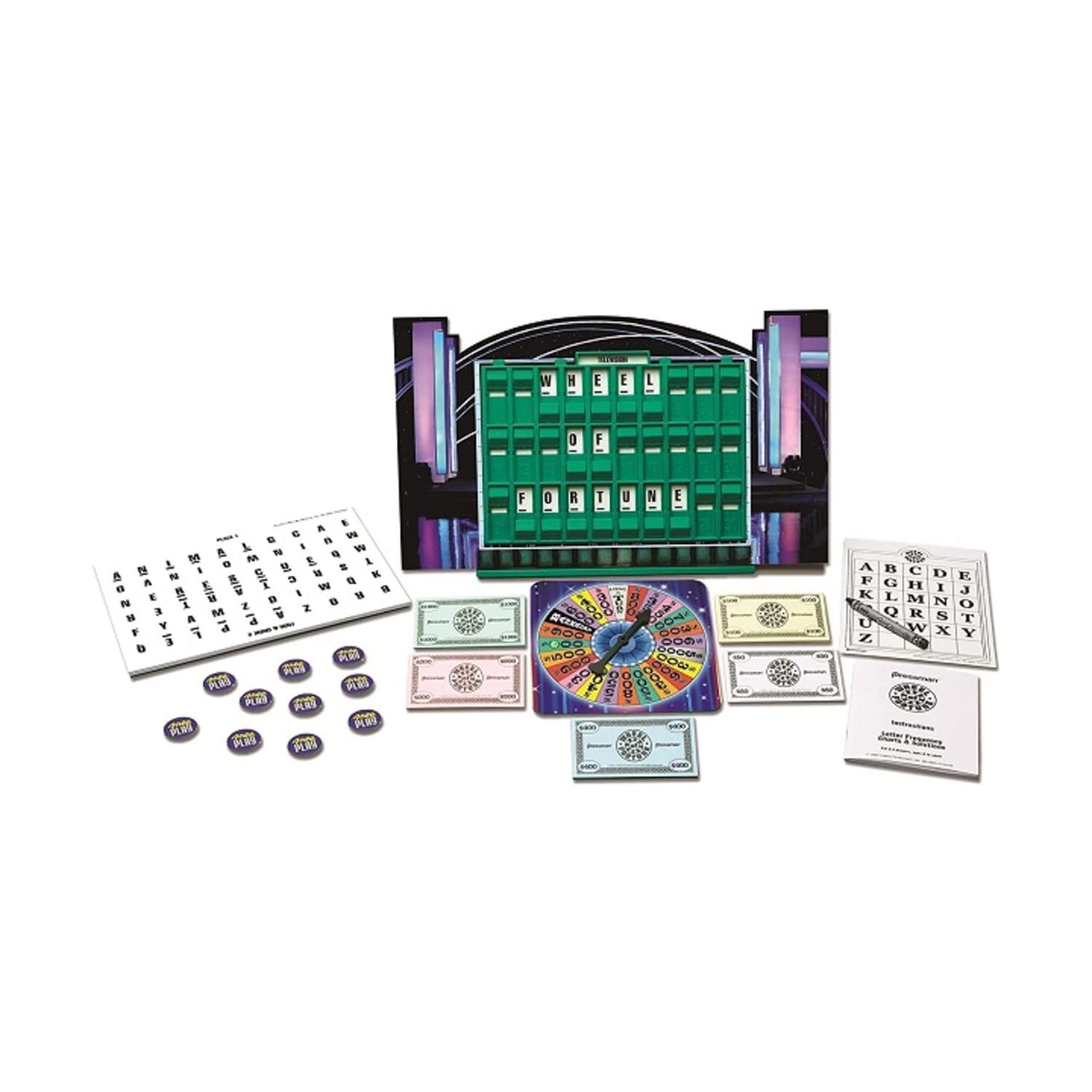 Wheel of Fortune Game: 7th Edition – Spin The Wheel, Solve A 5″, Multi Color