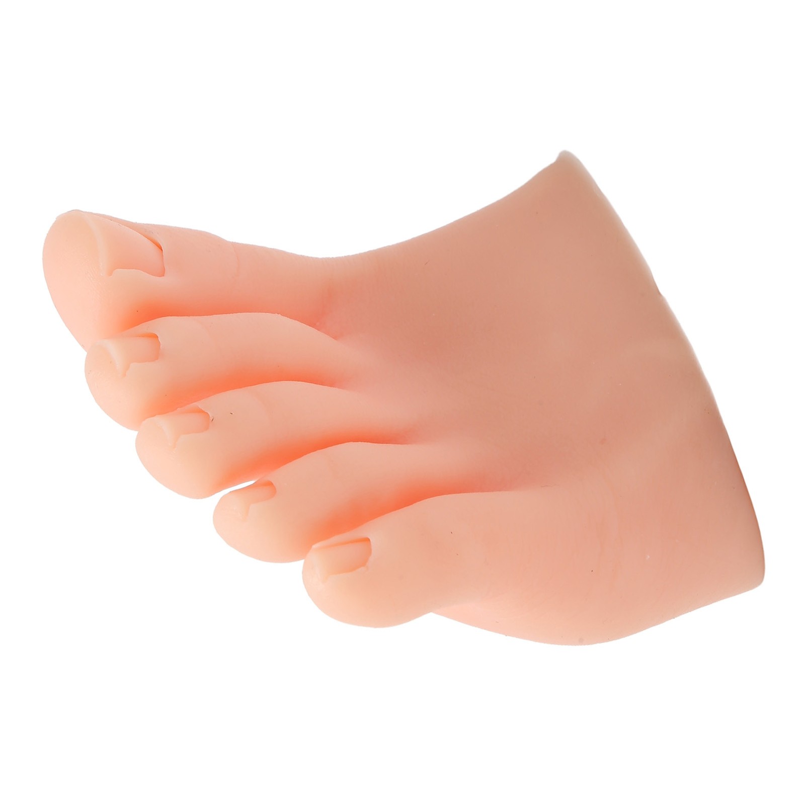 Nails Art Training Display Fake Half Foot Model Light Skin Color Tattoo Practice