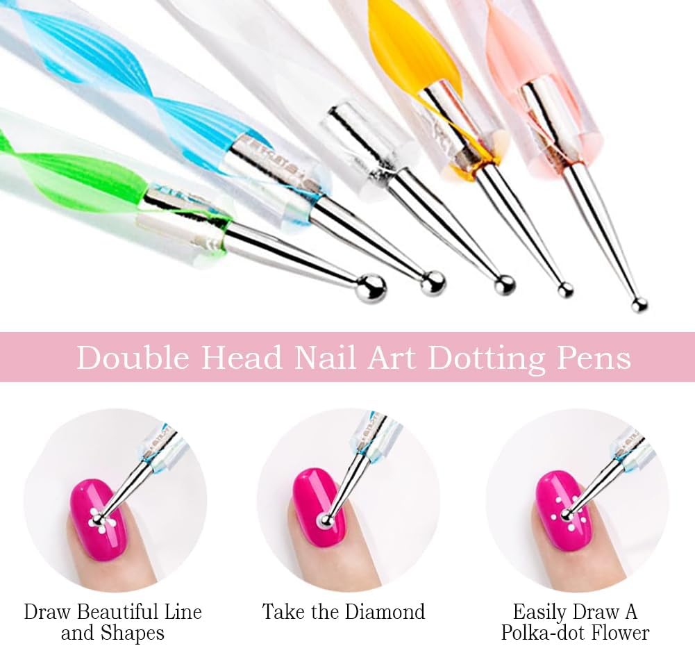 Nail Art Tools Set, Nail Art Brush, Resin Nail Art Palette, Nail Art