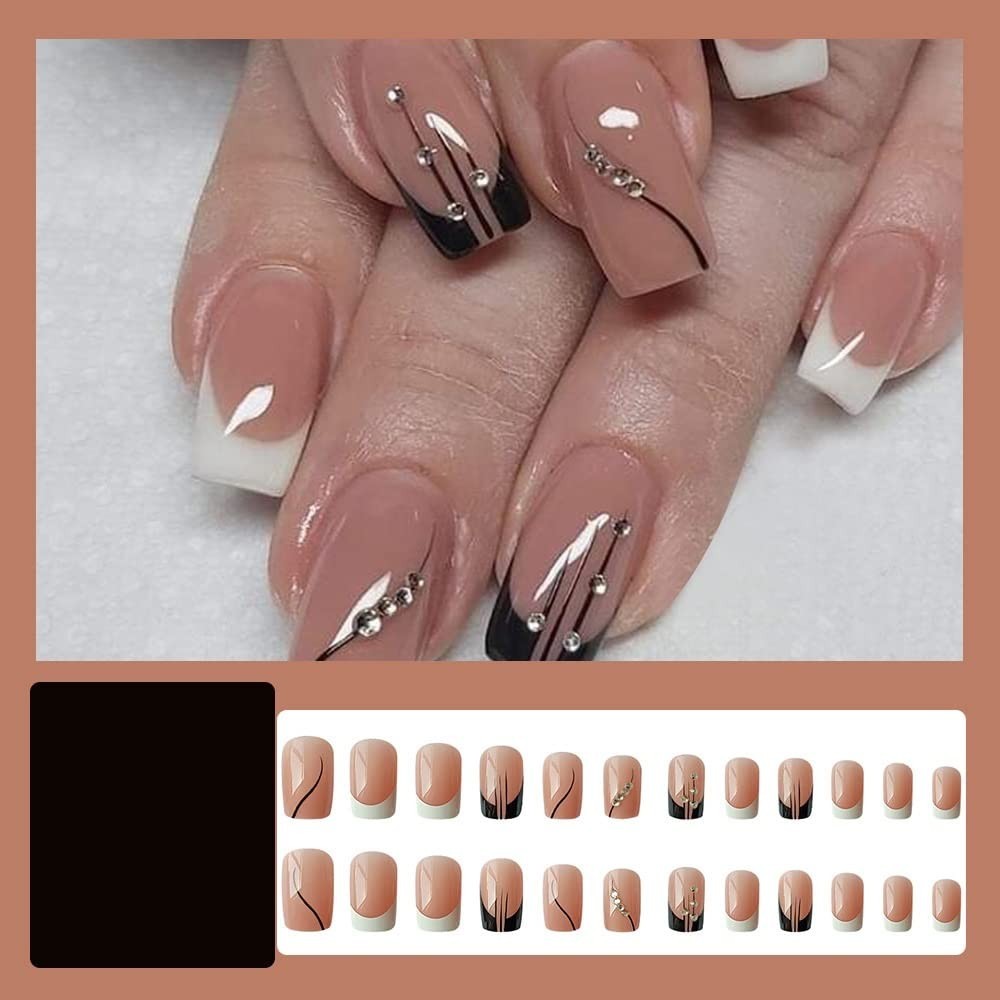 Secret Lives® acrylic press on nails artifical designer french fake nails 24