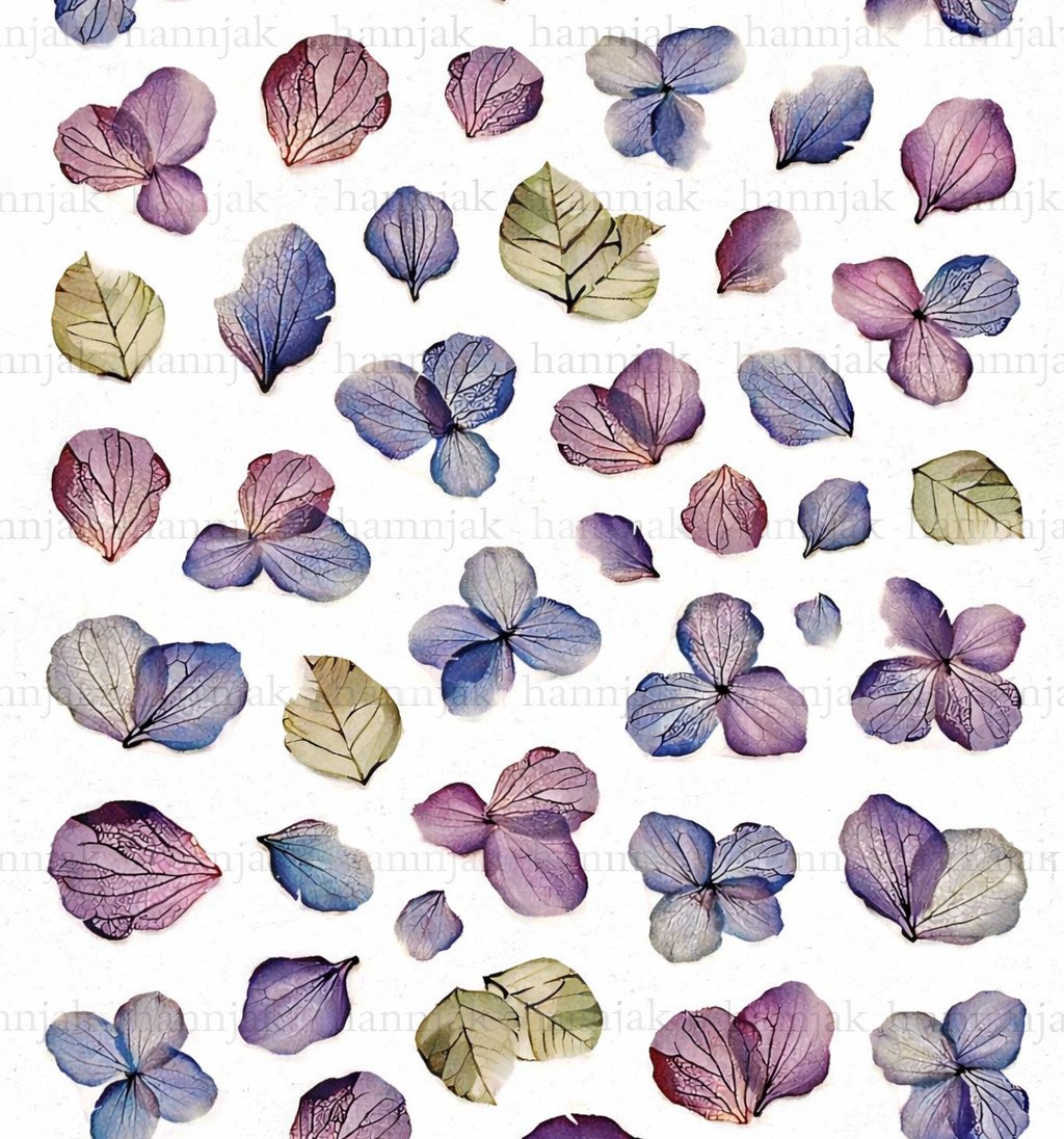 Flower Nail Art Sticker 50 Decals