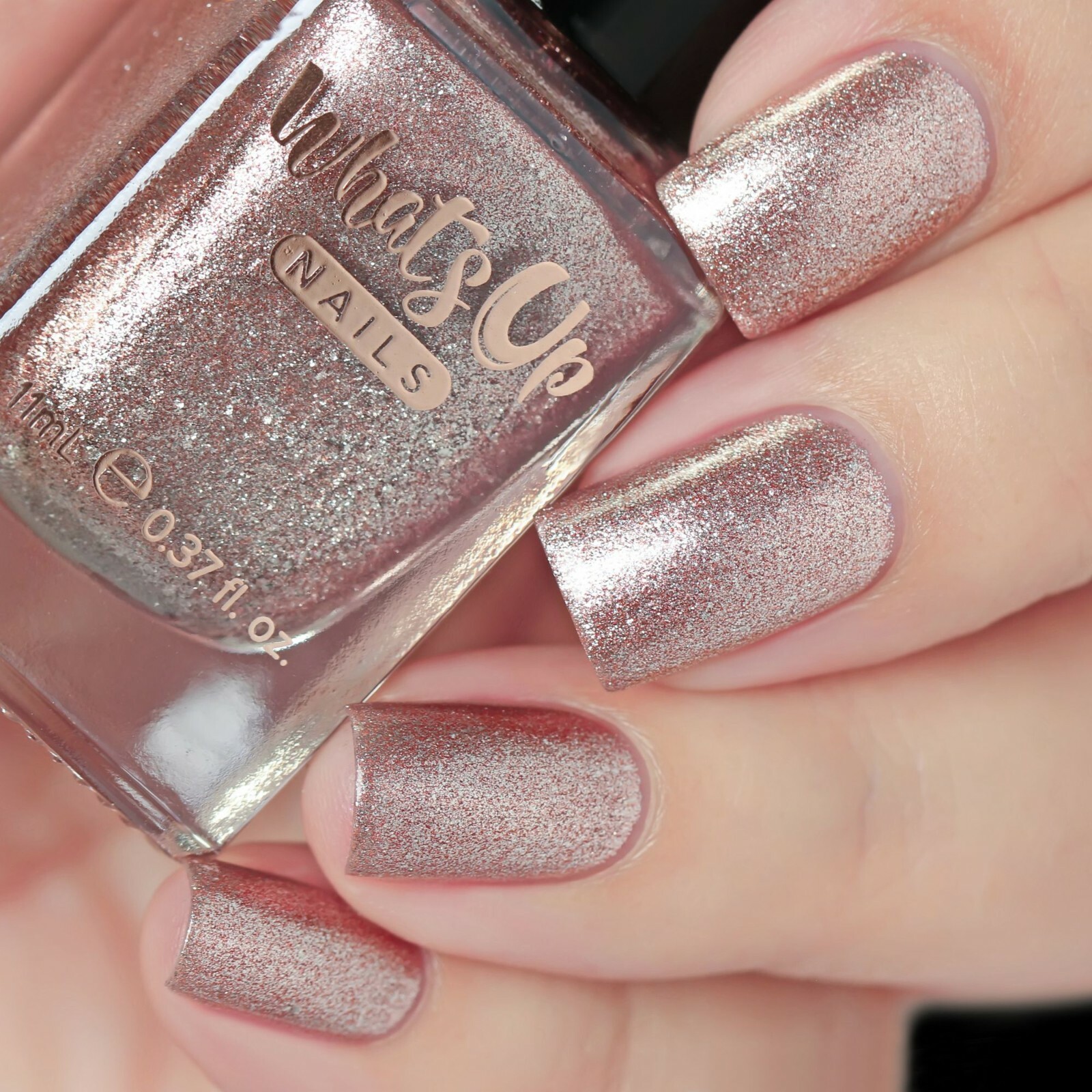 Chrome Colored Glasses Regular Polish (Rose Gold Chrome), Polish for Nail Art