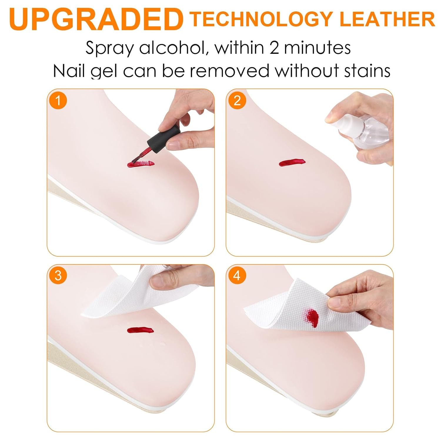 Arm Rest for Nails Tech Upgraded 10° Inclined U-Shaped Manicure Nail Arm Rest