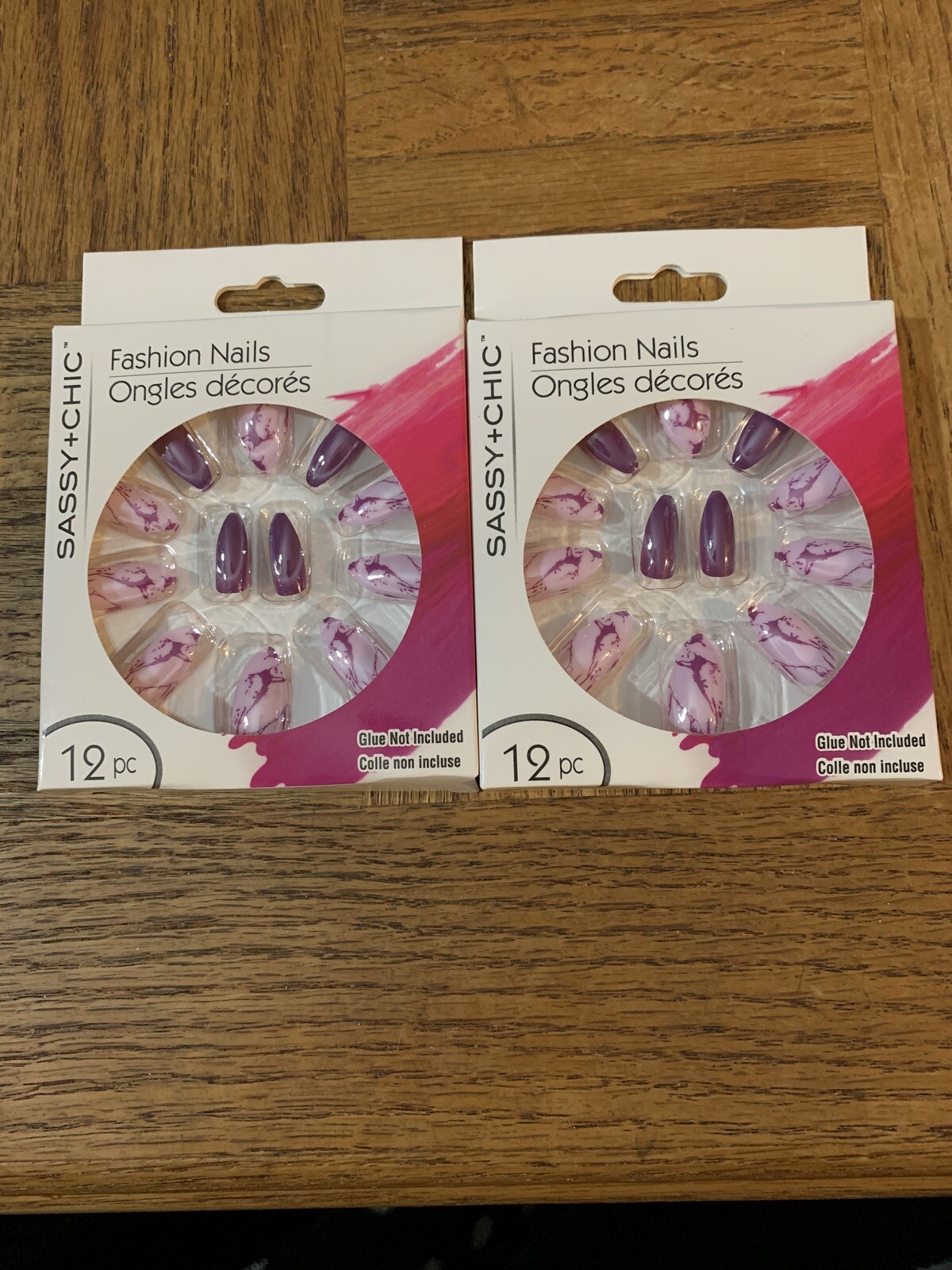 2ea Packs Sassy + Chic Fashion Nails For Adult-Brand New-SHIPS N 24 HOURS