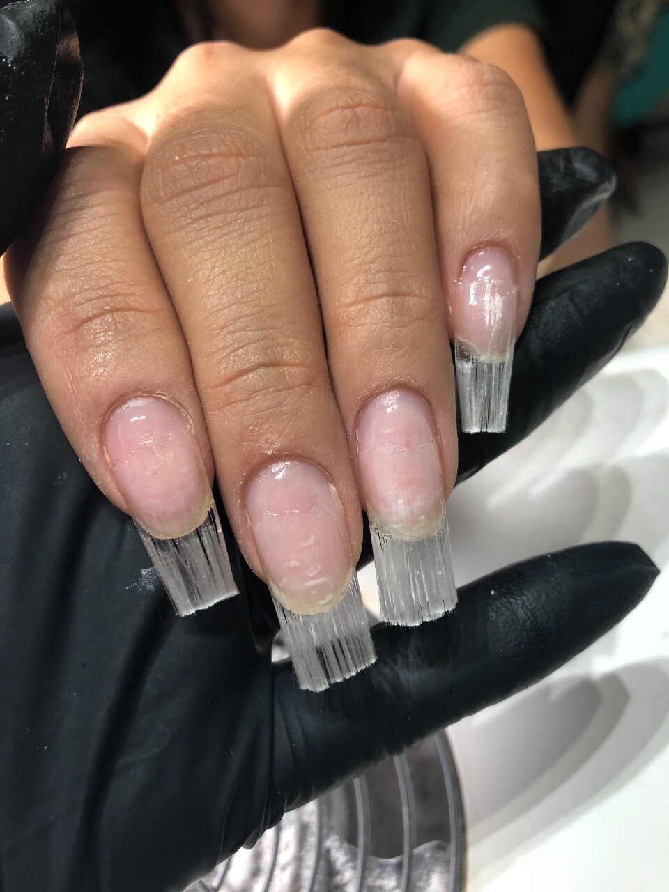 50 Fiberglass Strands for Nails Extensions Finesse Nails 