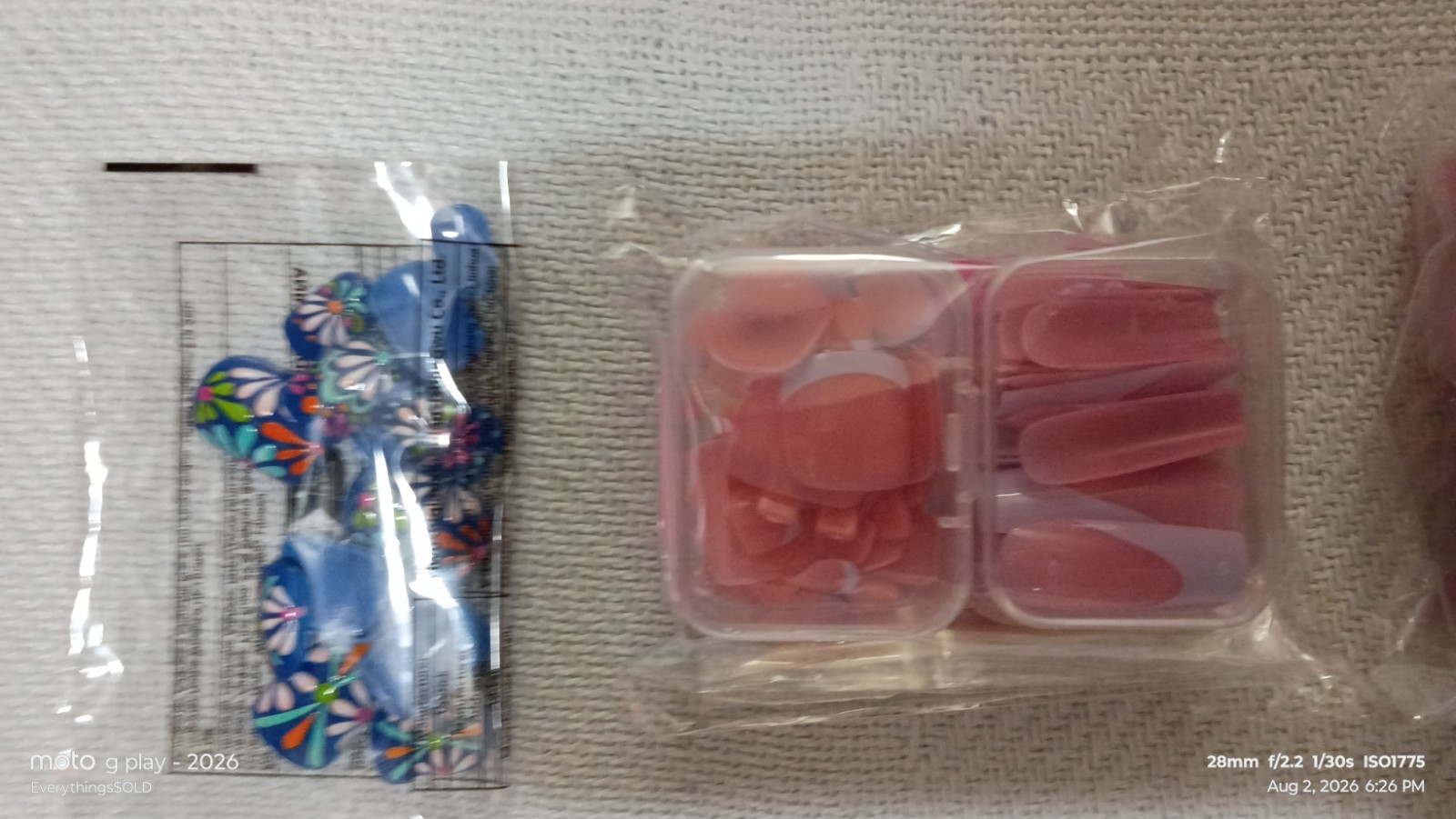 Bulk Set All Different Size Press On Nails with Glue And Mini Files . NEW!