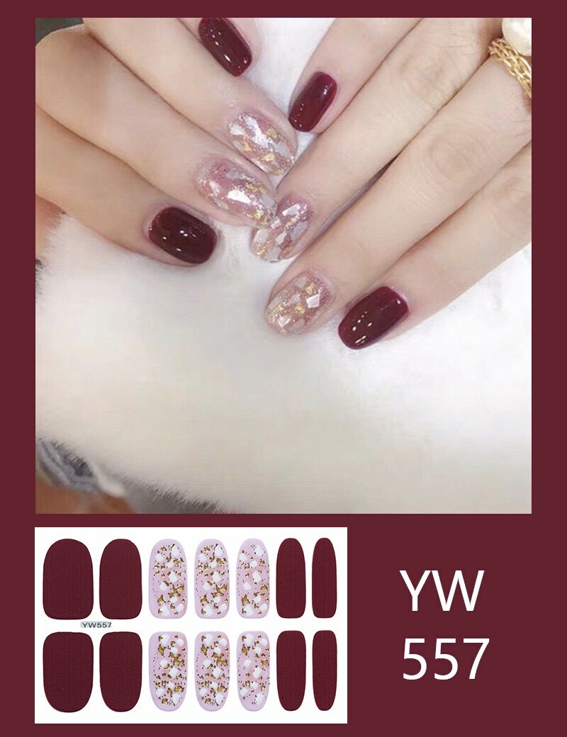 Wraps Stickers Nail 14 Self-Stick Fashion Decoration Nail Art Sheets