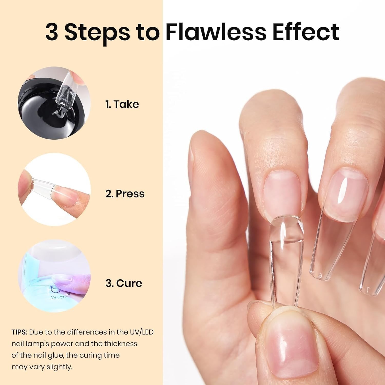 Beetles Solid Nail Glue Gel with 20ml Nail Glue Remover Set 15g for Press On …
