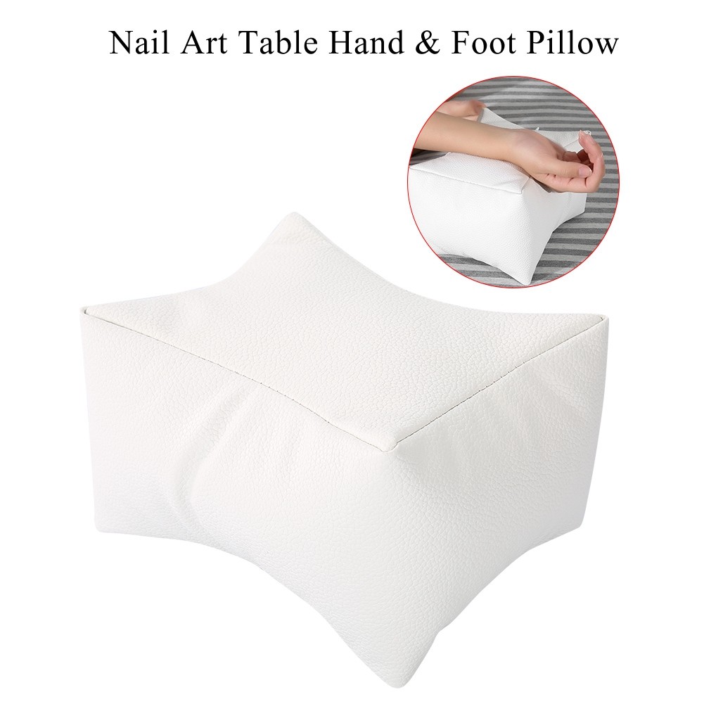 Nail Art Hand Pillow Soft Dual Use For Manicure And Pedicure Easy To Use